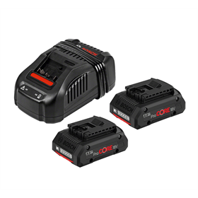 Batterie 18V 4,0Ah ProCore 2 pcs.et chargeur GAL 1880 CV Bosch 1600A016GF