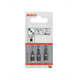 Kit d'embouts 3 pièces Extra Hart (PZ) PZ1, PZ2, PZ3, 25 mm Bosch 2607001753