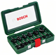 Coffret fraises à bois 15 pcs Bosch 2607019469