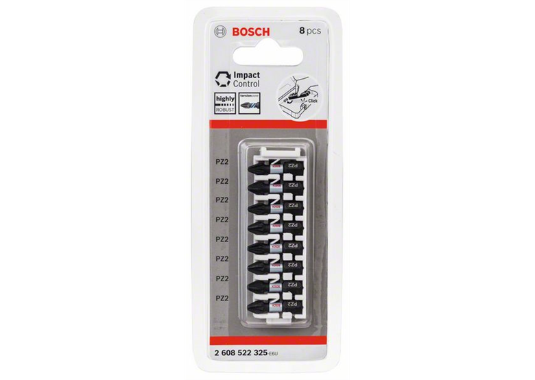 Set de 8 Embouts de vissage courts Impact Control Bosch 2608522325