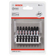 Set de 8 Embouts de vissage courts Impact Control Bosch 2608522329