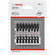 Set de 8 Embouts de vissage courts Impact Control Bosch 2608522333