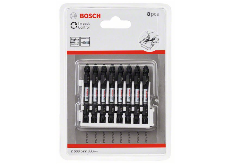 Set de 8 Embouts de vissage courts Impact Control Bosch 2608522338