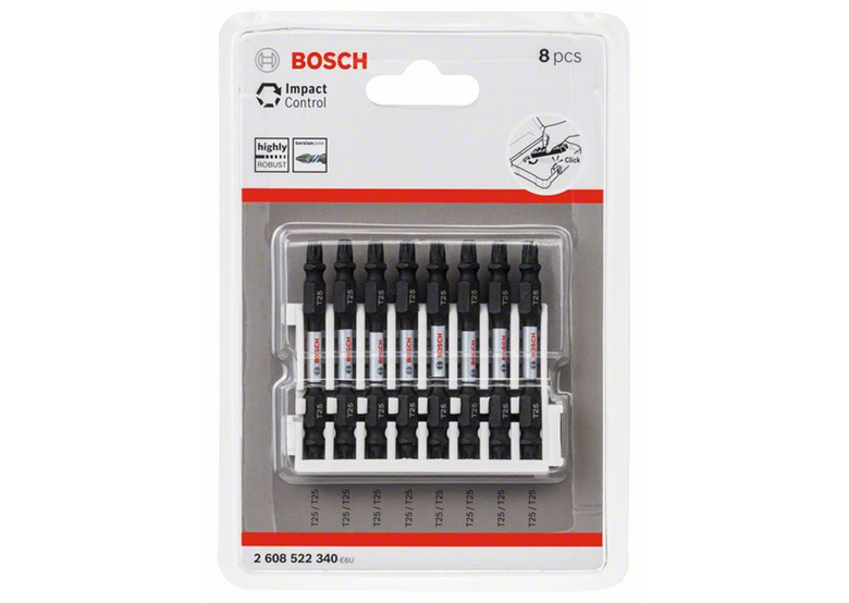 Set de 8 Embouts de vissage courts Impact Control Bosch 2608522340