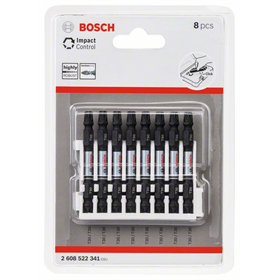 Set de 8 Embouts de vissage courts Impact Control Bosch 2608522341