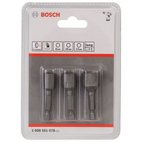 Set de 3 douilles Bosch 2608551078