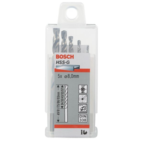 Forets à métaux rectifiés HSS-G, DIN 338 Bosch 2608585595