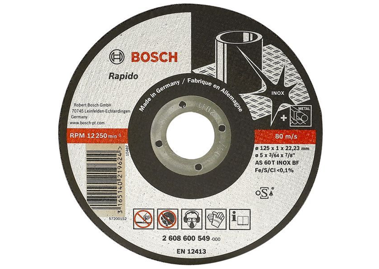 Disque à tronçonner à moyeu plat Expert for Inox Bosch 2608600093