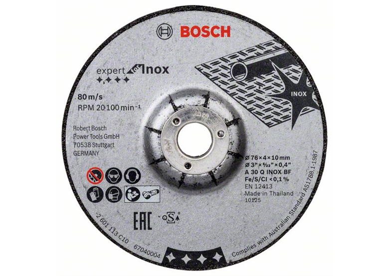 2 disques à ébarder Expert pour INOX, 76x4x10mm Bosch 2608601705