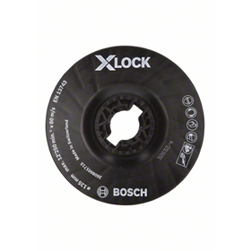 Plateau de ponçage moyen  X-Lock 125mm Bosch 2608601715