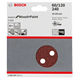 Kit de 6 papiers abrasifs 60, 120, 240 Bosch 2608605112