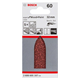 Feuille abrasive C430, pack de 5 Bosch 2608605167