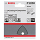 Kit de 5 papier abrasif 93 mm, 1200 Bosch 2608605200