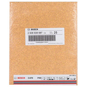 Feuille abrasive C470 Bosch 2608608687