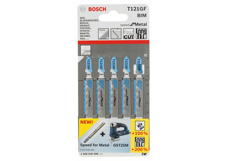 Lames de scie sauteuse T 121 GF Bosch 2608636696