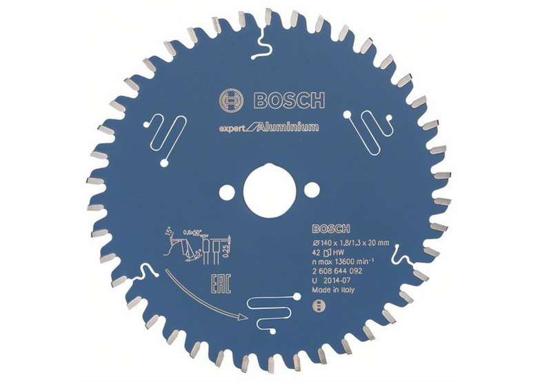 Lame de scie circulaire  Expert for Aluminium 140x20mm T42 Bosch 2608644092