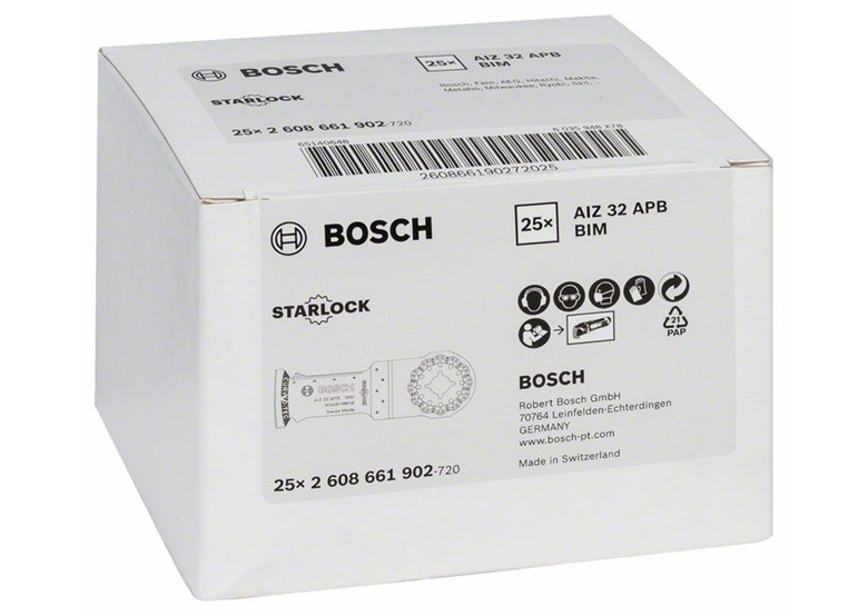 Lame  BIM pour outils avec interface AIZ 32 APB Wood and Metal Bosch 2608661902