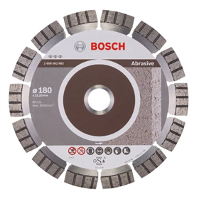 Disque à tronçonner diamanté 180mm Bosch Best for Abrasive