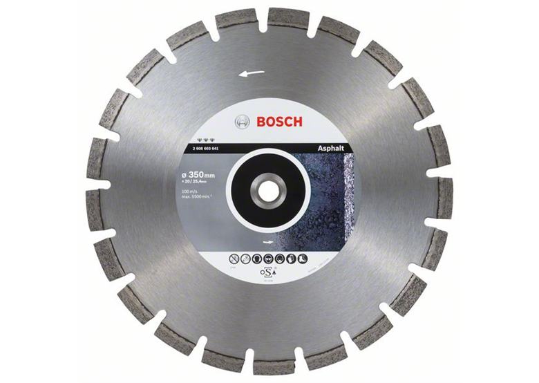 Disque à tronçonner diamanté 350mm Bosch Best for Asphalt