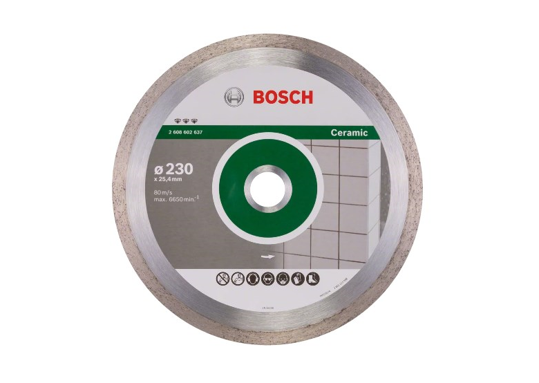 Disque diamant 230x25,4x2,4mm Bosch Best for Ceramic