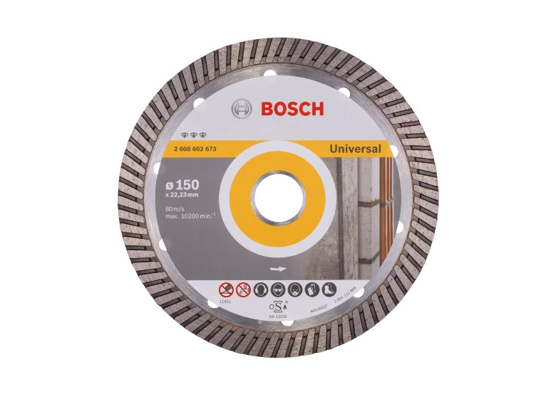 Disque à tronçonner diamanté 150mm Bosch Best for Universal Turbo