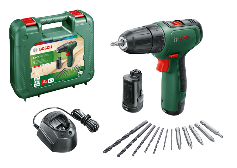 Perceuse-visseuse Bosch EasyDrill 1200 2x1.5Ah