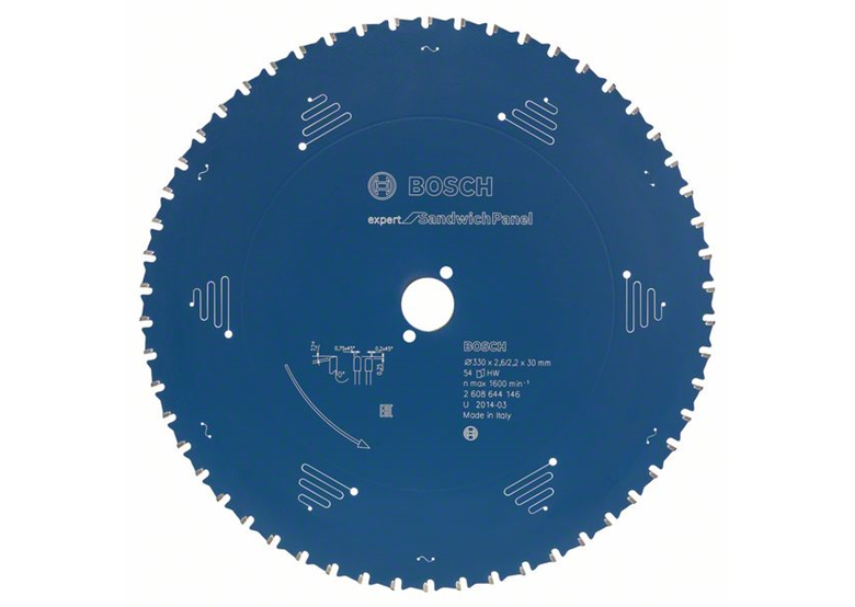 Lame de scie circulaire Expert for Sandwich Panel 210x30mm T36 Bosch Expert for Sandwich Panel