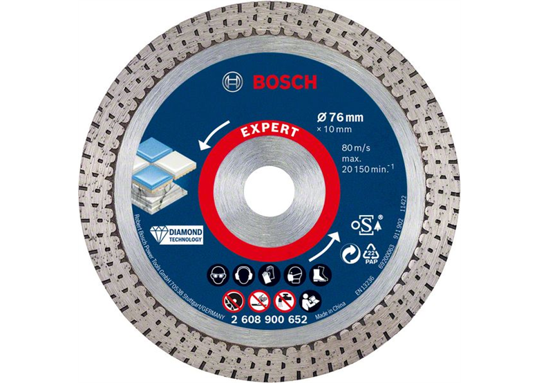 Disque diamant 76x1,5x10mm Bosch EXPERT HardCeramic 76mm