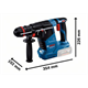 Marteau perforateur Bosch GBH 187-LI 1x5.0Ah