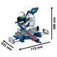 Scie à onglets Bosch GCM 254 D