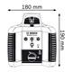 Laser rotatif Bosch GRL 300 HV + LR1 + RC1 + WM4