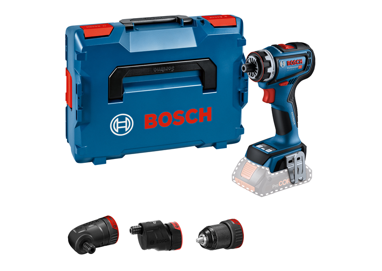 Perceuse-visseuse à tête interchangeable Bosch GSR 18V-90 FC, GFA 18-M, GFA 18-E, GFA 18-W