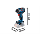 Perceuse-visseuse à tête interchangeable Bosch GSR 18V-90 FC, GFA 18-M, GFA 18-E, GFA 18-W