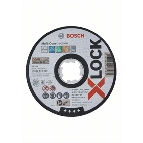 Disque Corindon X-Lock 115mm Bosch Multi Material