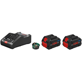 Batteries 18V 8.0Ah (x2) et chargeur Bosch ProCORE + GAL 18V-160 C