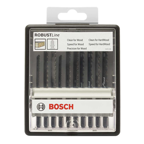 Lame 10 pièces Bosch ROBUST "WOOD EXPERT