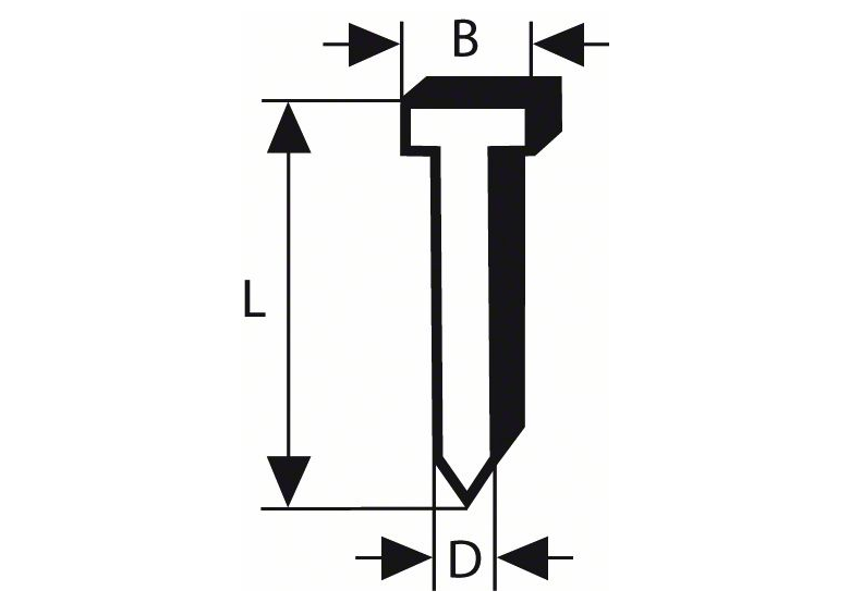 Pointe à tête fraisée SK64 20G Bosch SK64-20 32G