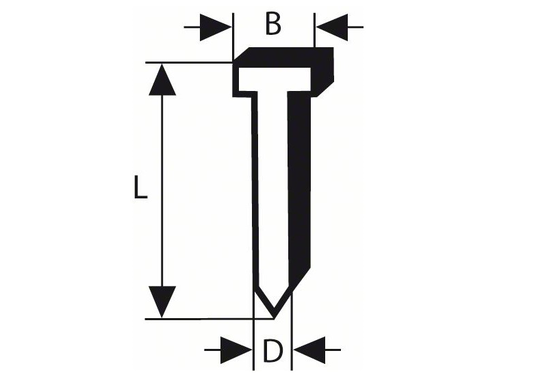 Pointe à tête fraisée SK64 20G Bosch SK64 20G