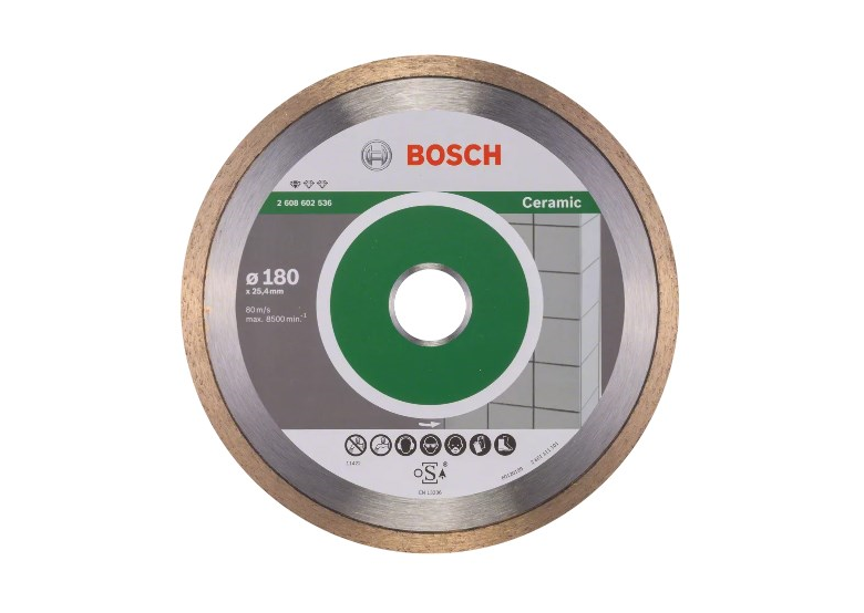 Disque diamant 180x25,4x1,6mm Bosch Standard for Ceramic