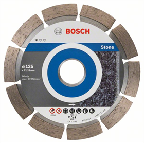 Disque à tronçonner diamantés 125mm Bosch Standard for Stone