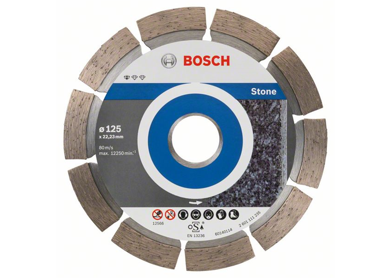 Disque à tronçonner diamantés 125mm Bosch Standard for Stone