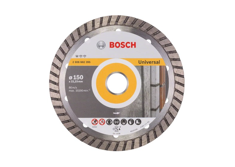 Disque à tronçonner diamanté 150mm Bosch Standard for Universal Turbo