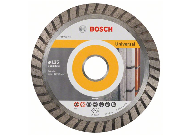 Disque à tronçonner diamantés 125mm Bosch Standard for Universal Turbo