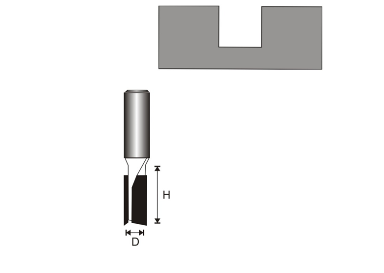 Fraise 07F023C goupille 12 D 12 H 25 mm Dedra 07F023C