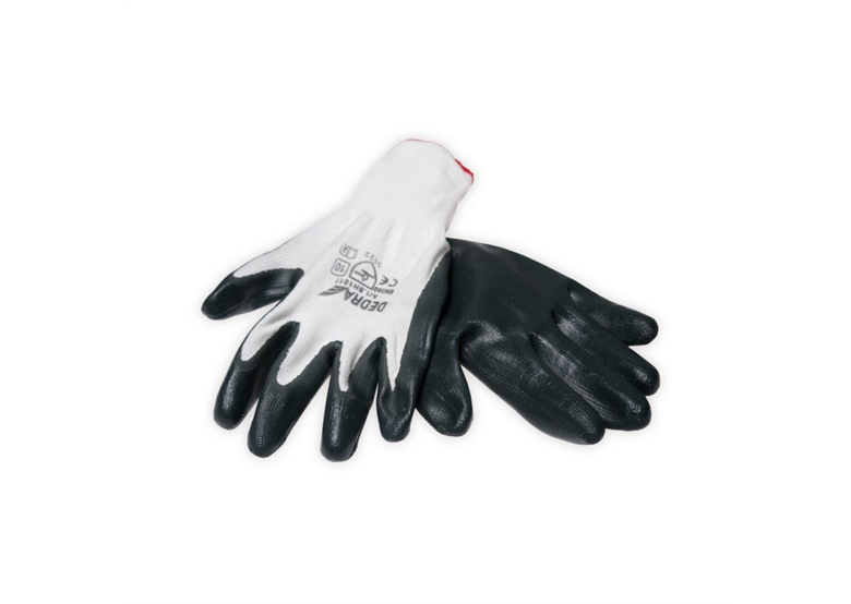 Gants de protection enduits de nitrile Dedra BH1011-12