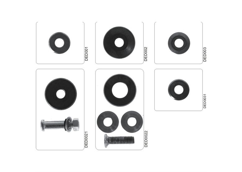 Roue pourcoupeuses 14 mm Dedra DED001