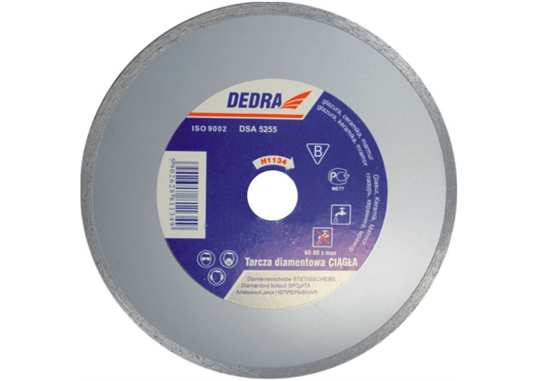 Disque diamant '180mm Dedra H1134