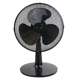 Ventilateur de bureau 12", noir Descon DA-1203B