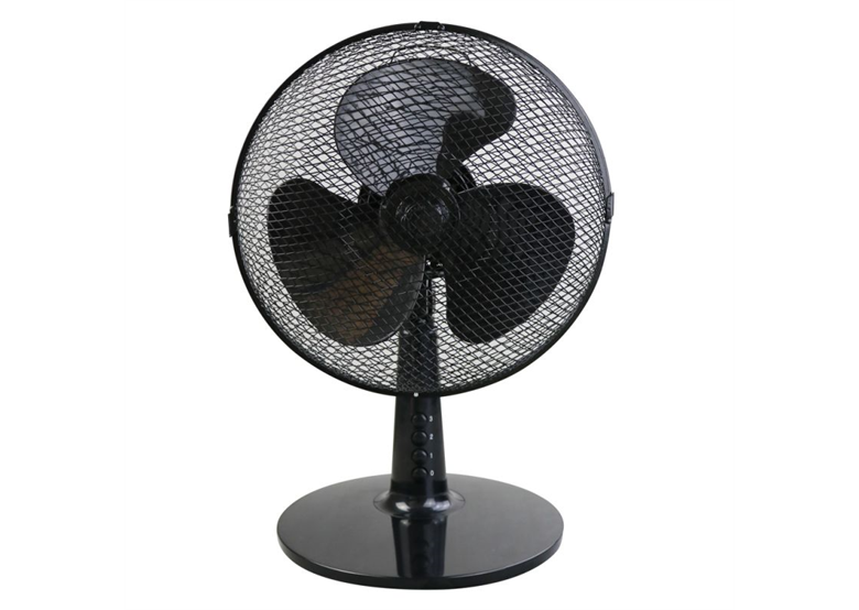 Ventilateur de bureau 12", noir Descon DA-1203B