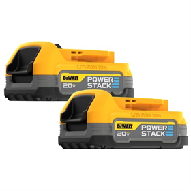 2 Batteries 18V XR 1.7Ah POWERSTACK DeWalt DCBP034E2